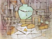 Mondrian, Piet - Still Life with Gingerpot II
